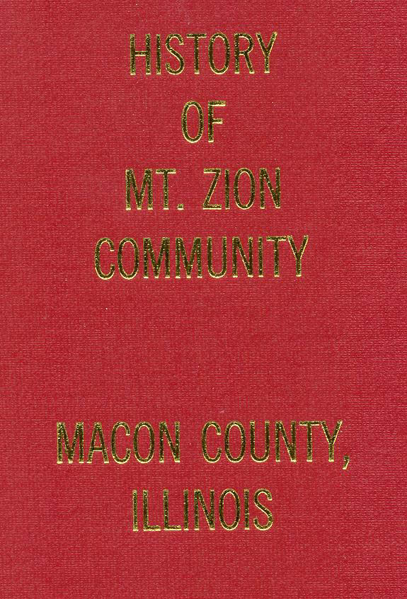 [Picture of Mt Zion Book]